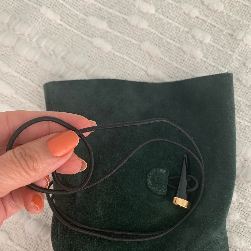 Unique House of Harlow 1960 dark Green Dyson Real Suede high heel Ankle Boots ❤️ - Picture 10 of 13
